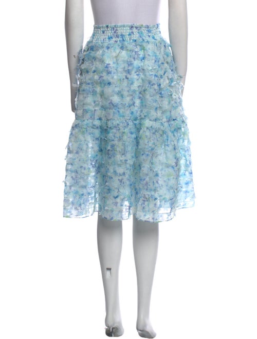 Susan Fang Floral Print Knee-Length Skirt