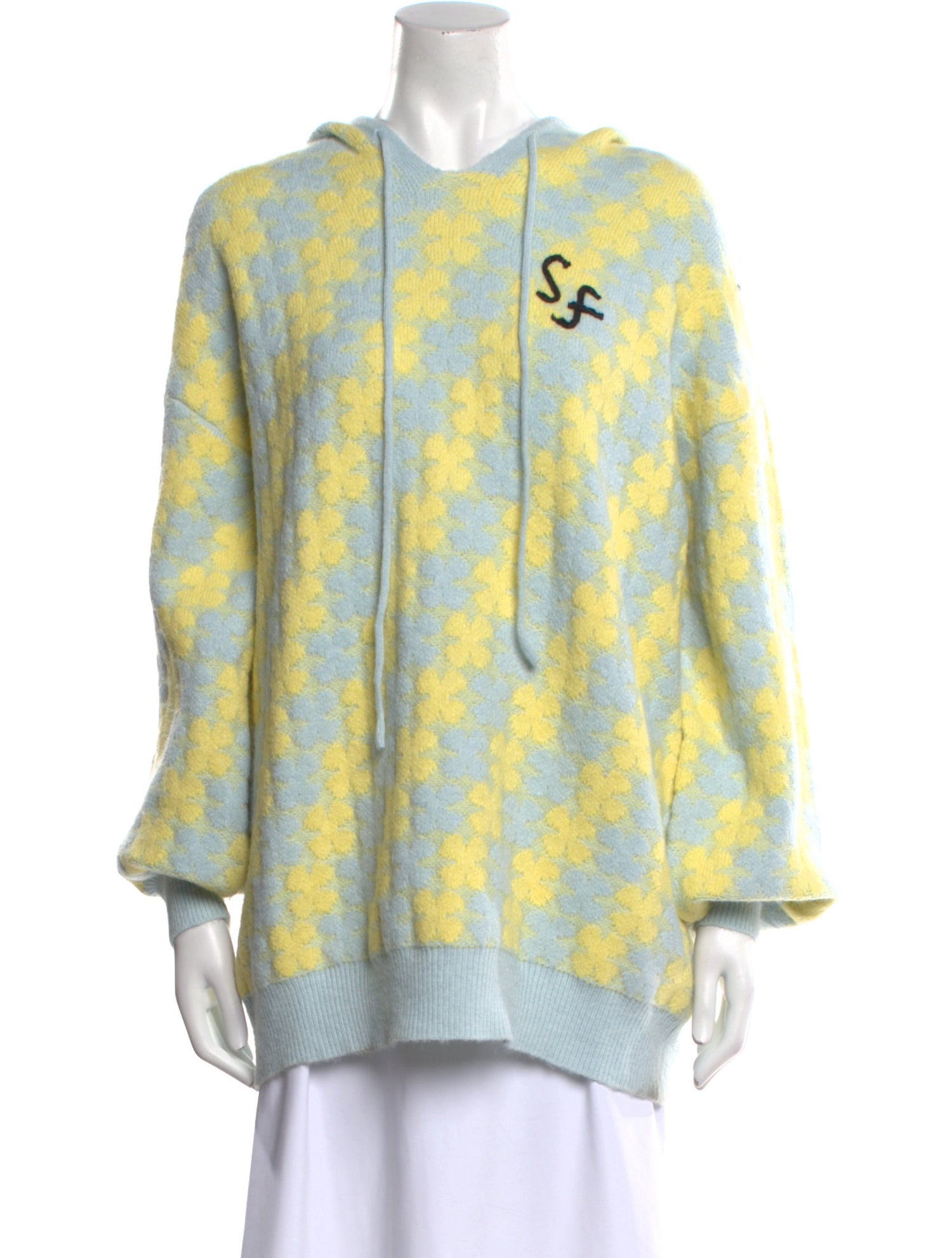 Susan Fang Printed Crew Neck Sweater
