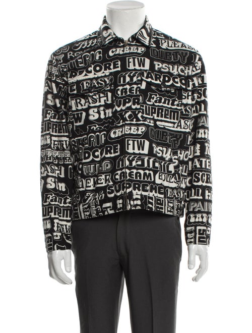 Supreme x Hysteric Glamour 2017 Text Work Utility Jacket