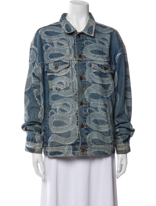 Supreme x Hysteric Glamour 2021 Snake Denim Denim Jacket
