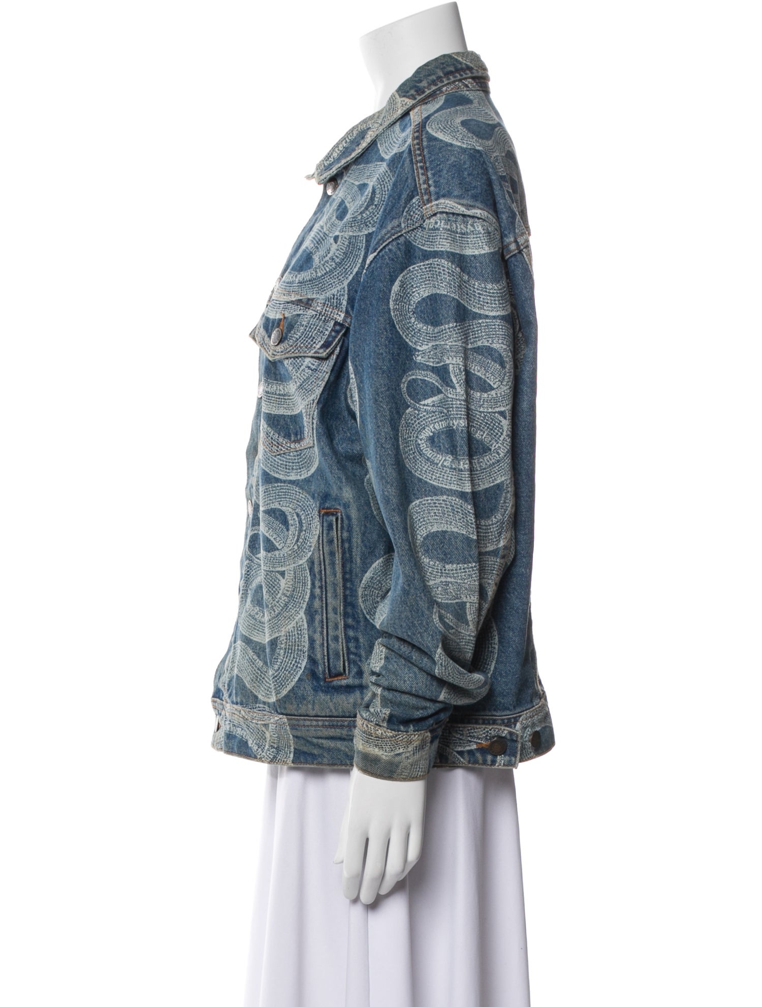 Supreme x Hysteric Glamour 2021 Snake Denim Denim Jacket