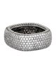 Suzy Levian Cubic Zirconia Square Pave Eternity Ring