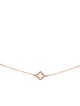 Suzy Levian 14K Diamond Clover Station Necklace
