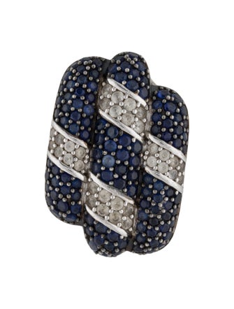 Suzy Levian 2.95ctw Synthetic Sapphire Pendant