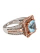 Suzy Levian Topaz Cocktail Ring