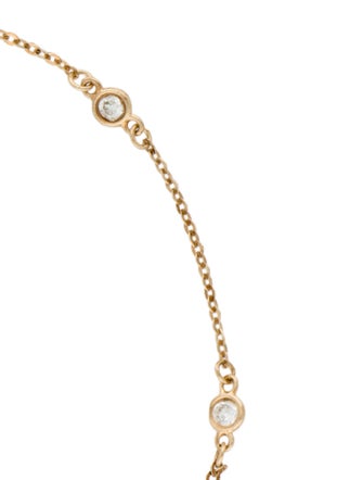 Suzy Levian 14K Diamond Station Bracelet