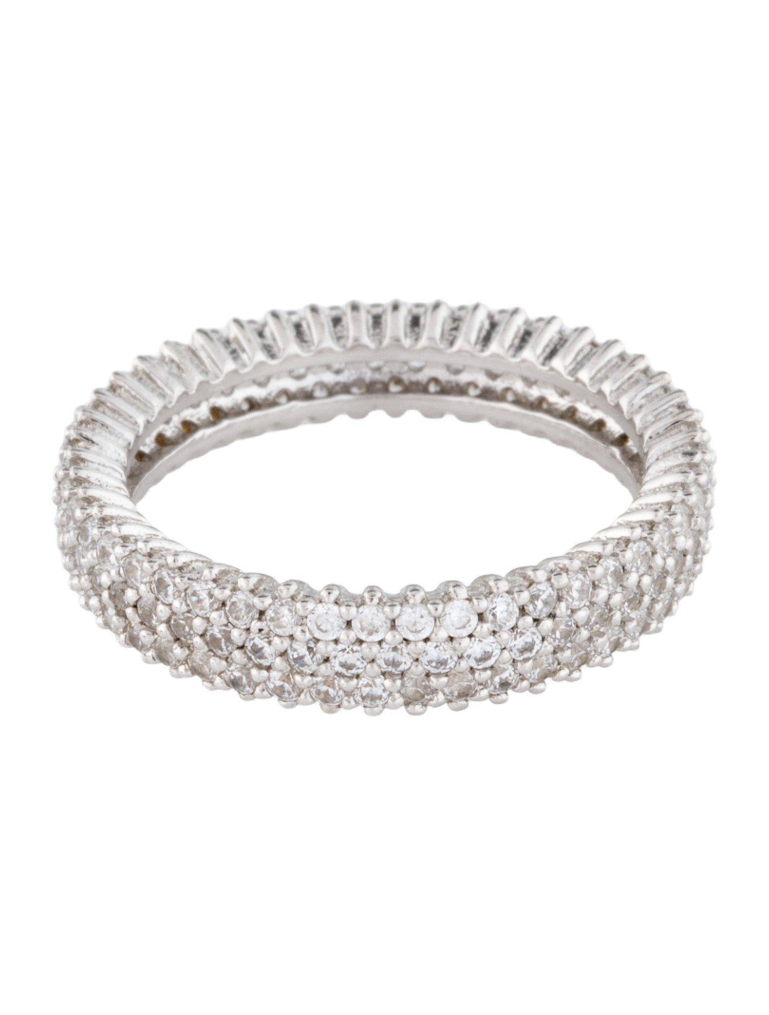 Suzy Levian Cubic Zirconia Eternity Band