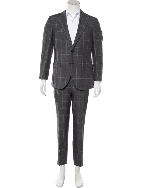 Suitsupply Linen Two-Piece Suit grey