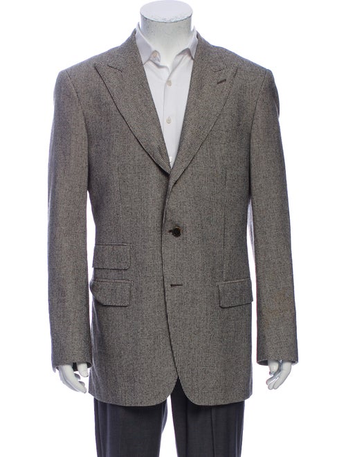Suitsupply Houndstooth Print Blazer Brown