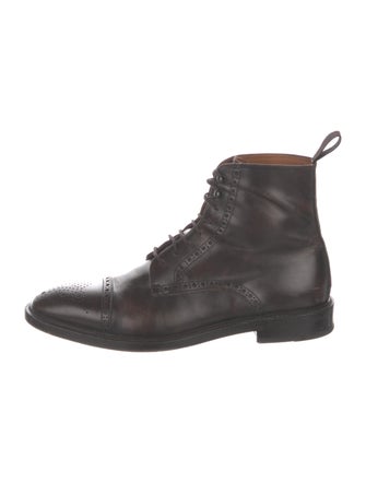 Suitsupply Leather Lace-Up Boots