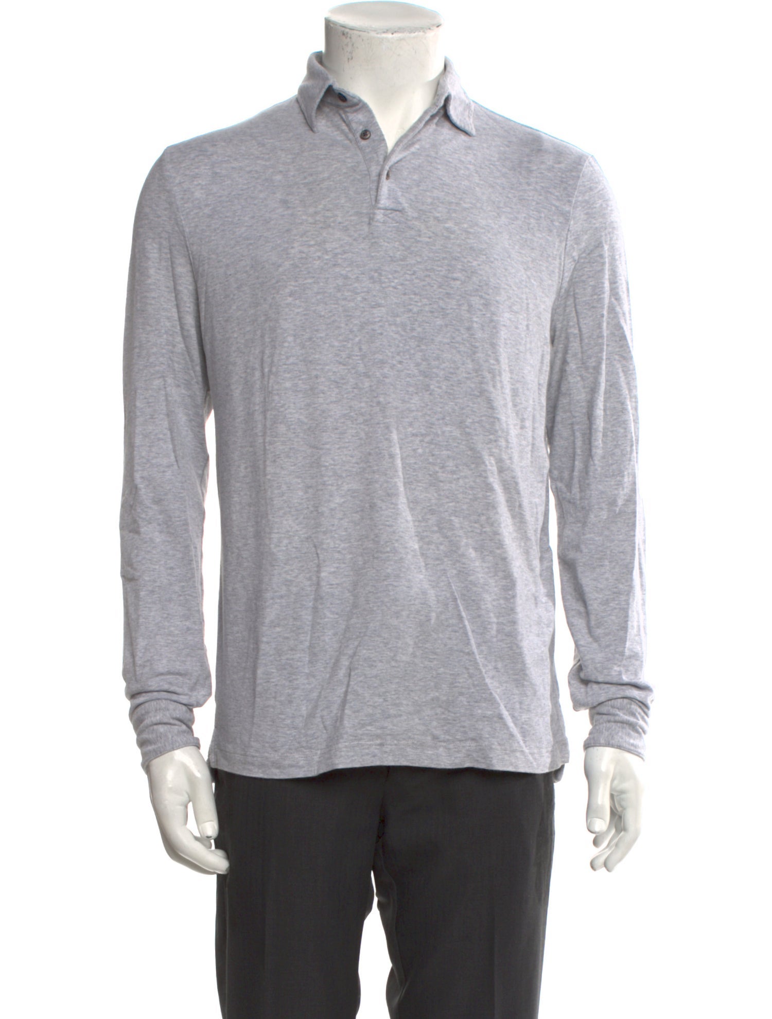 Suitsupply Collar Long Sleeve Polo Shirt