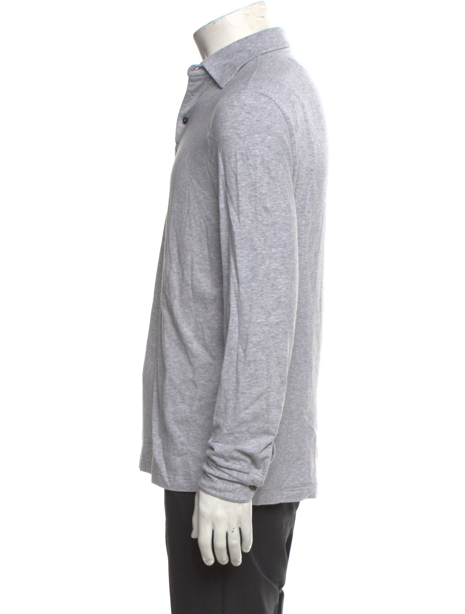 Suitsupply Collar Long Sleeve Polo Shirt