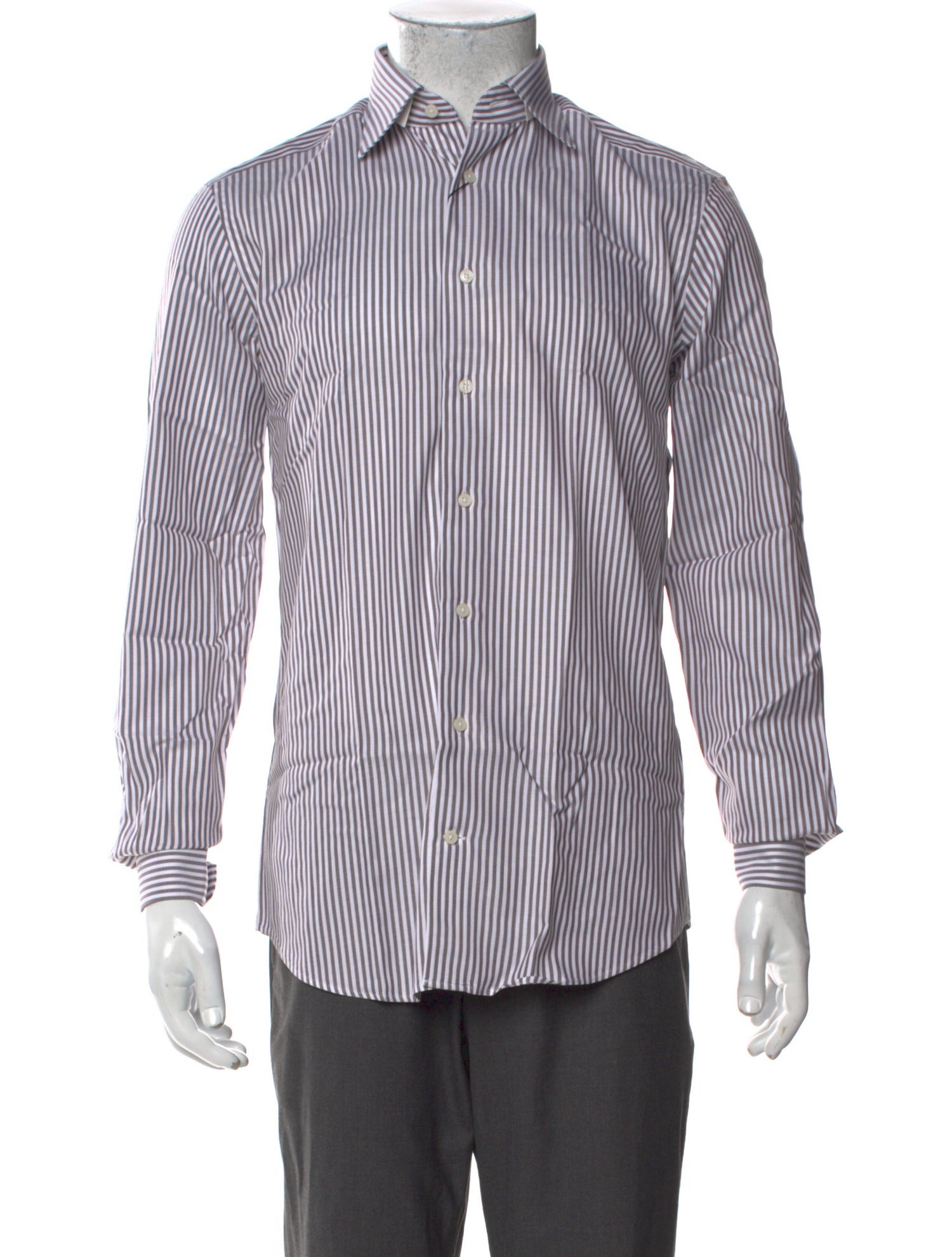 Suitsupply Striped Long Sleeve Dress Shirt