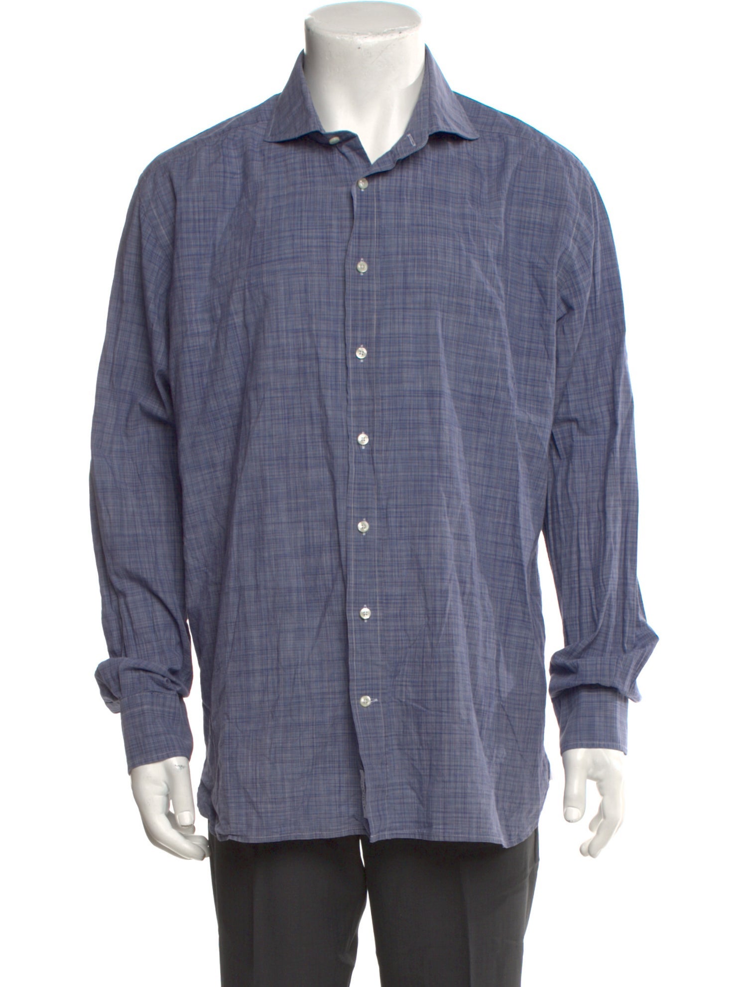 Suitsupply Plaid Print Long Sleeve Dress Shirt