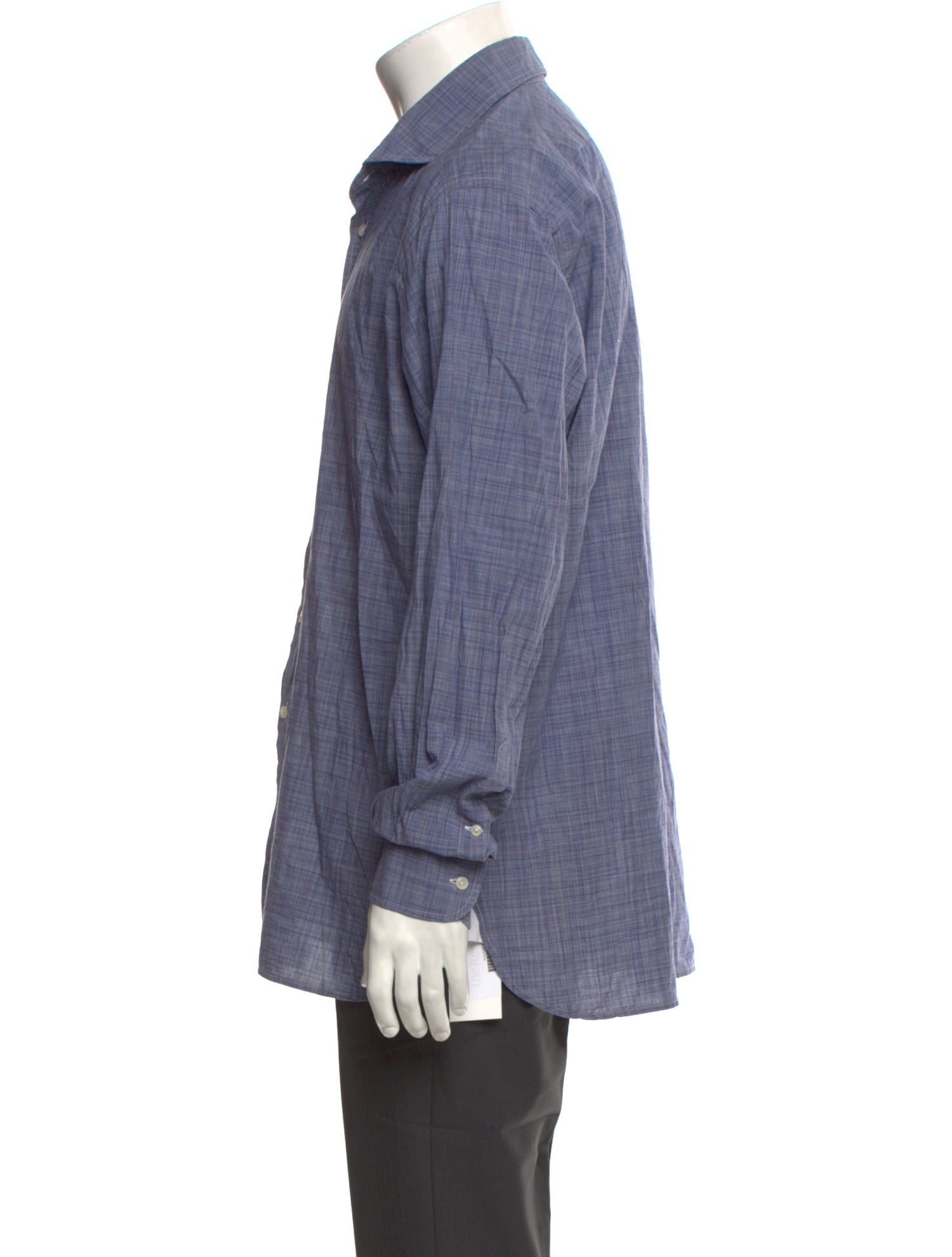 Suitsupply Plaid Print Long Sleeve Dress Shirt