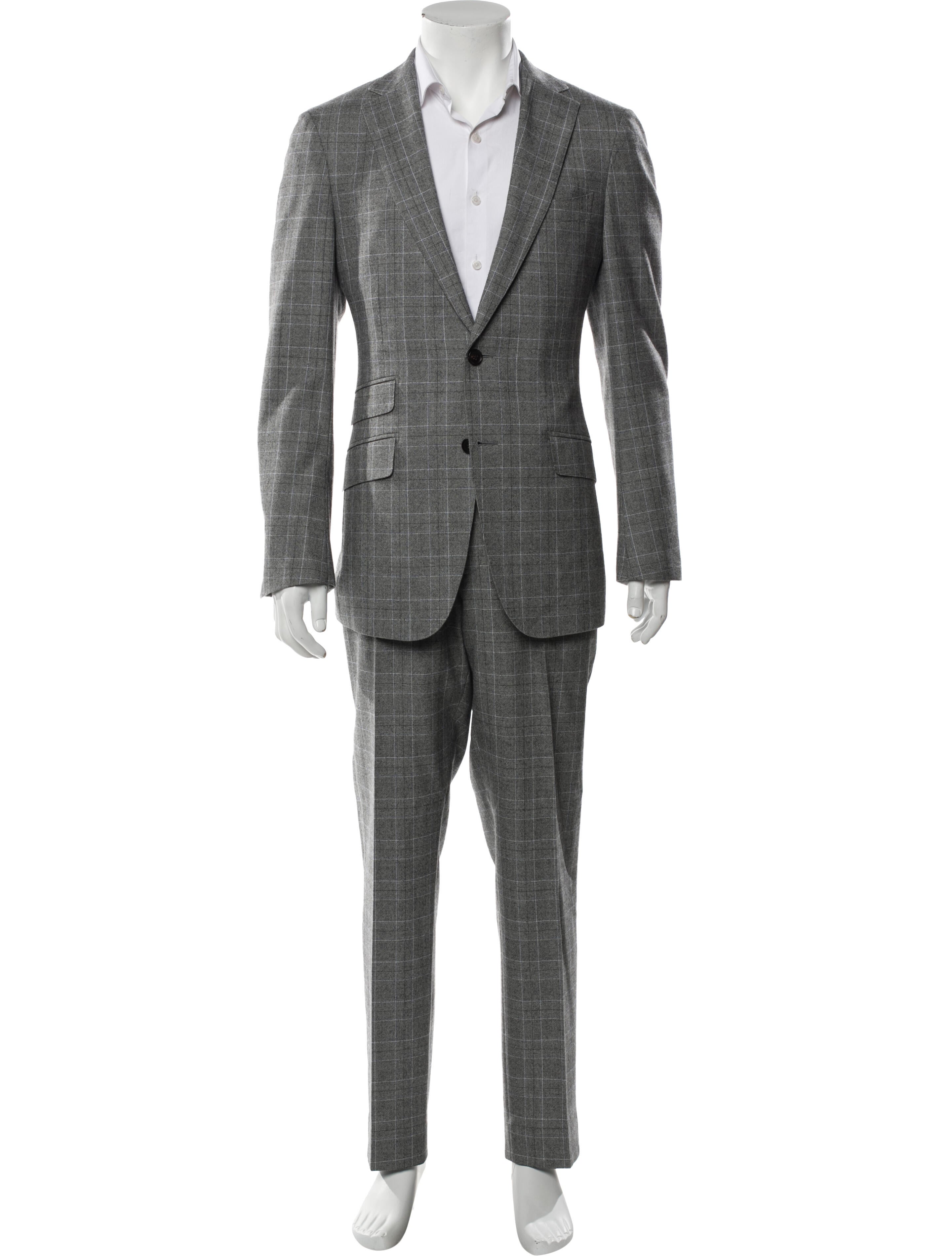 Suitsupply Plaid Print Two-Piece Blazer