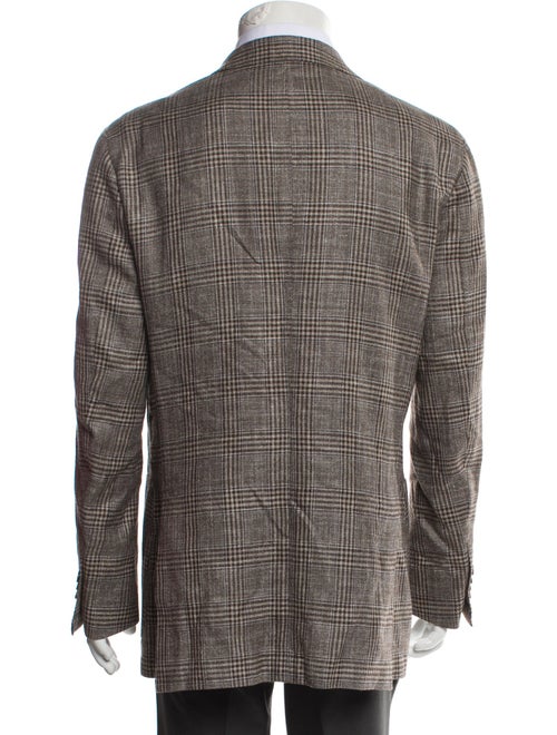 Suitsupply Wool Plaid Print Blazer