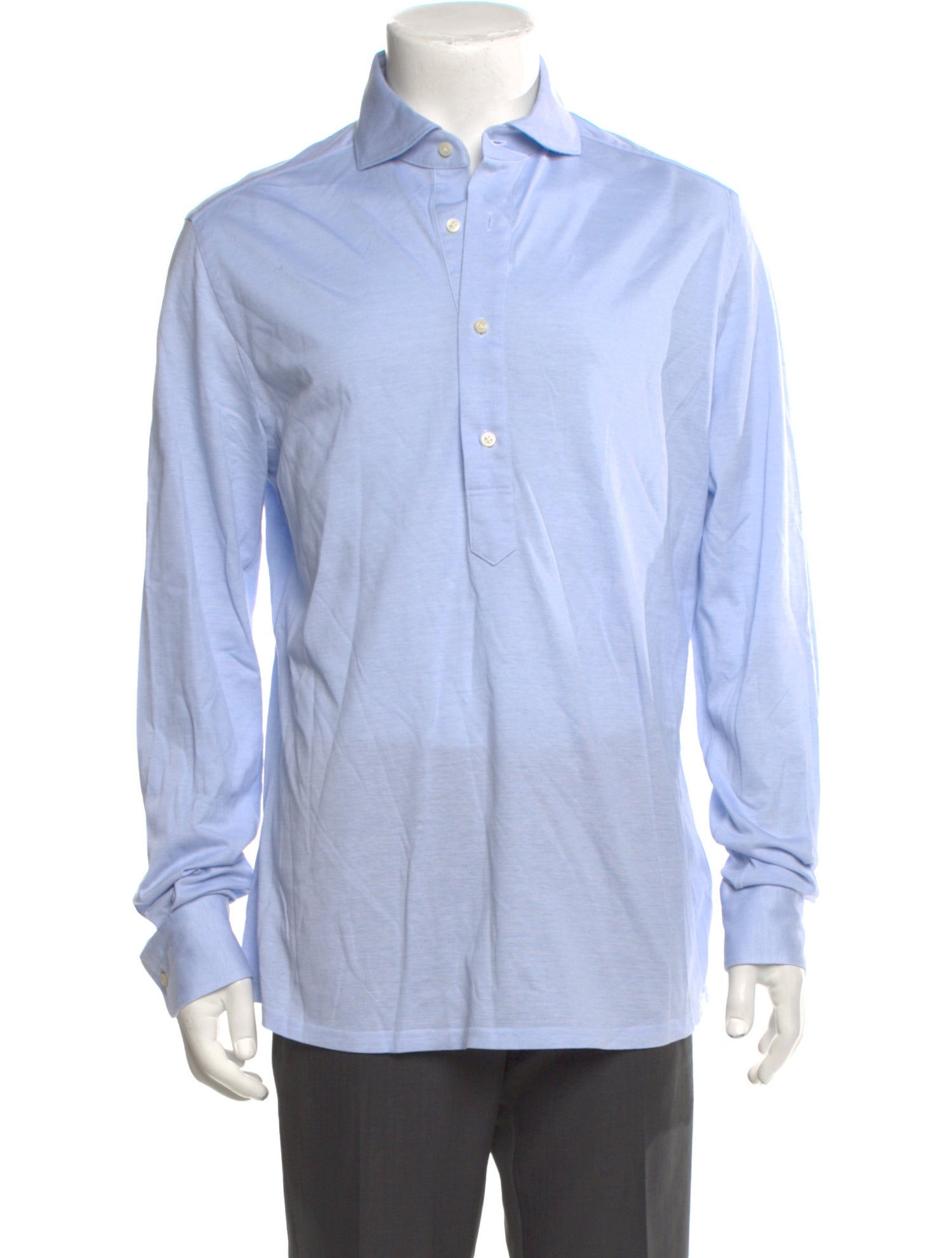 Suitsupply Collar Long Sleeve Polo Shirt