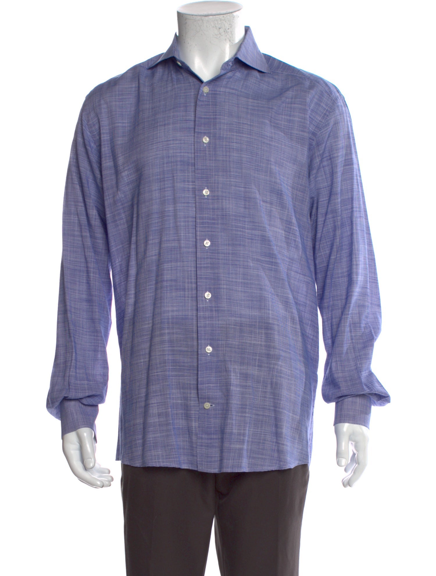 Suitsupply Plaid Print Long Sleeve Dress Shirt