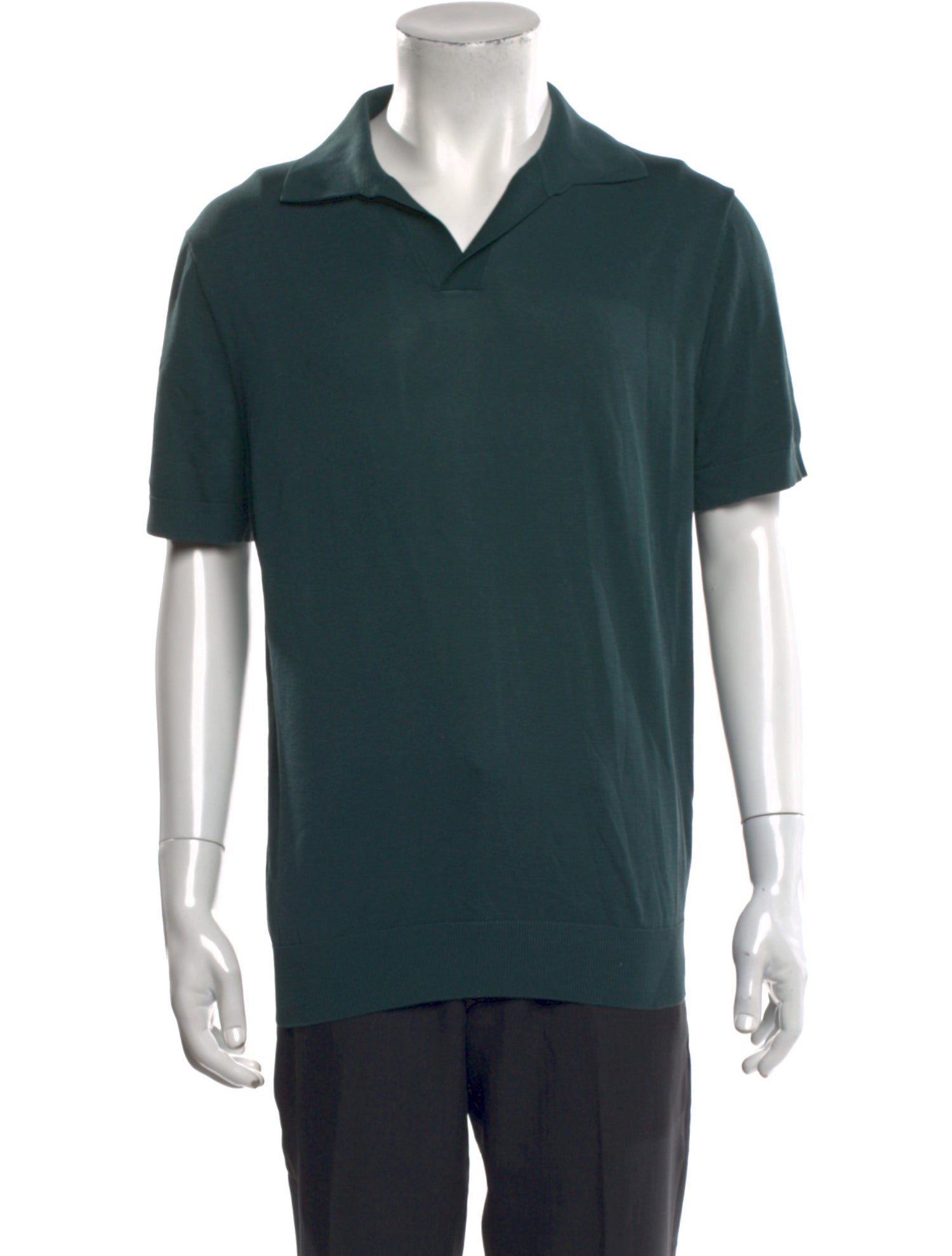 Suitsupply V-Neck Short Sleeve Polo Shirt