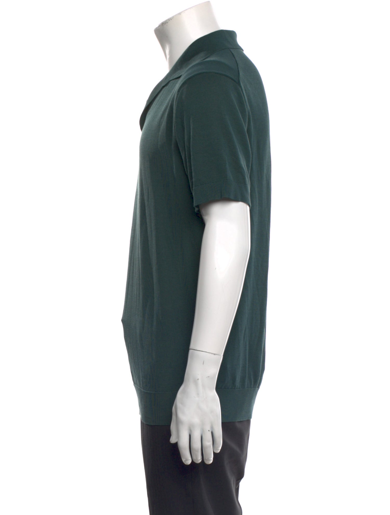 Suitsupply V-Neck Short Sleeve Polo Shirt