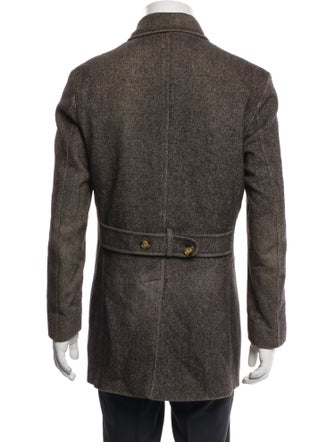 Suitsupply Wool Tweed Pattern Peacoat