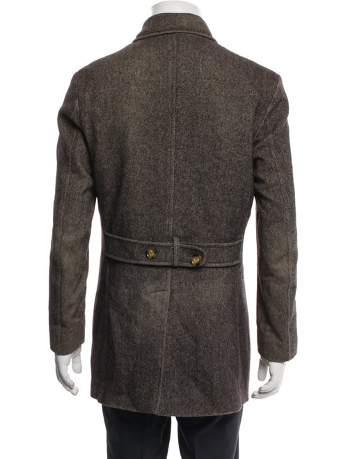 Suitsupply Wool Tweed Pattern Peacoat