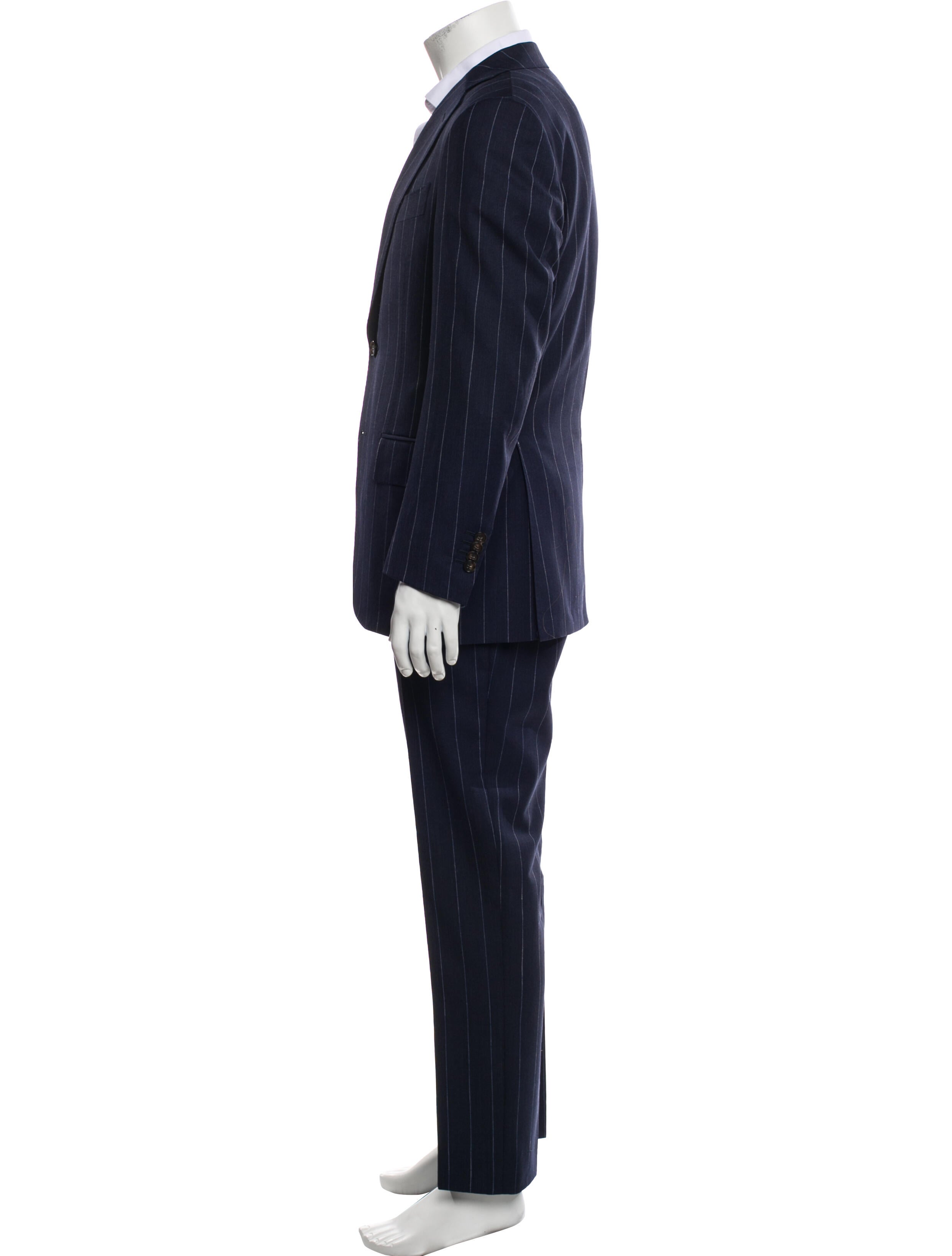 Suitsupply Wool Striped Three-Piece Suit