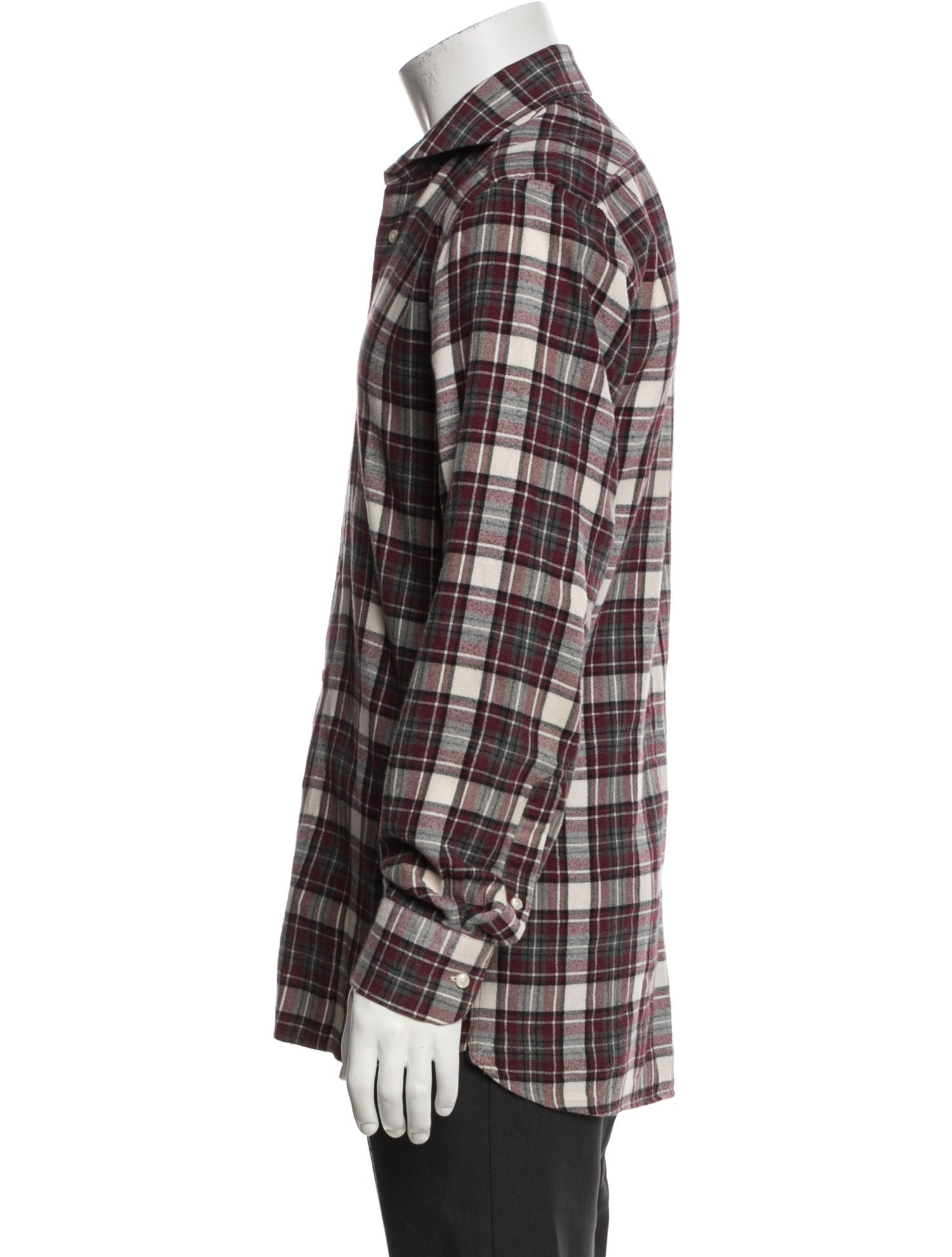 Suitsupply Plaid Print Long Sleeve Shirt