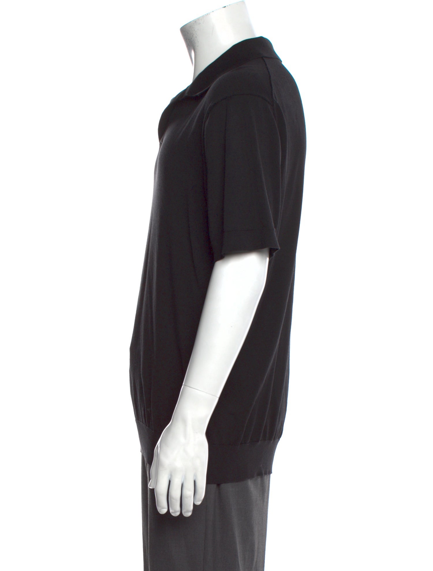 Suitsupply V-Neck Short Sleeve Polo Shirt