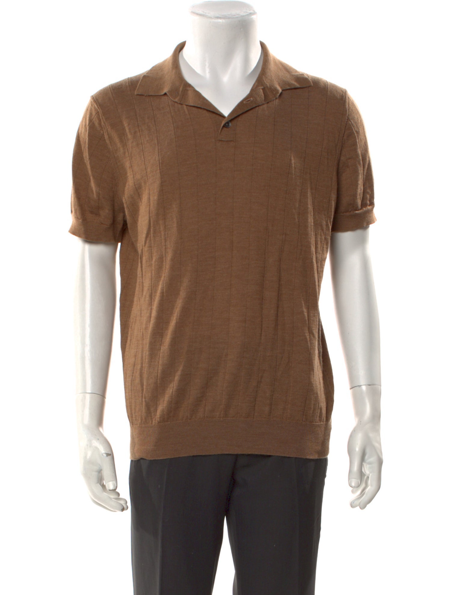 Suitsupply Merino Wool Collar Polo Shirt