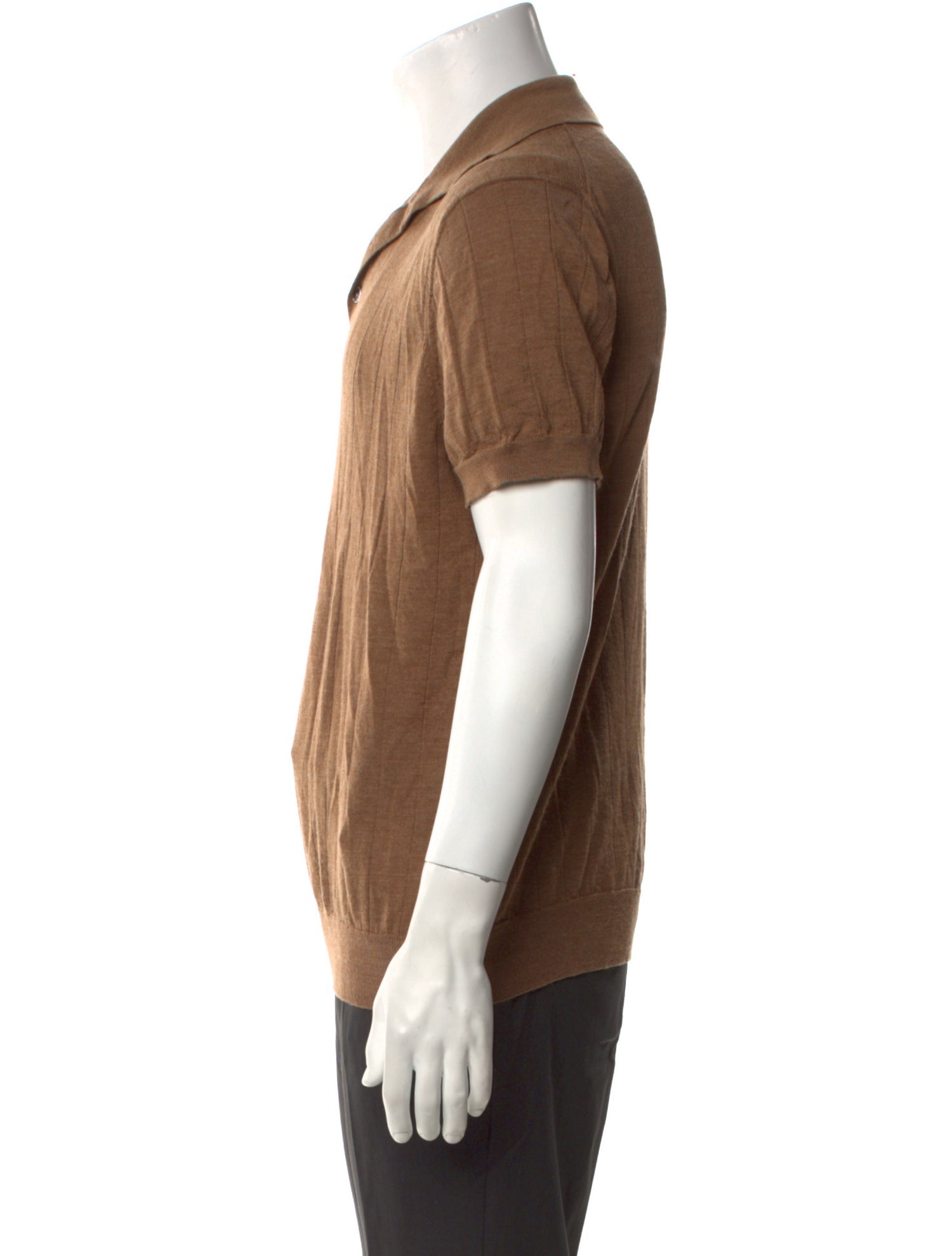 Suitsupply Merino Wool Collar Polo Shirt