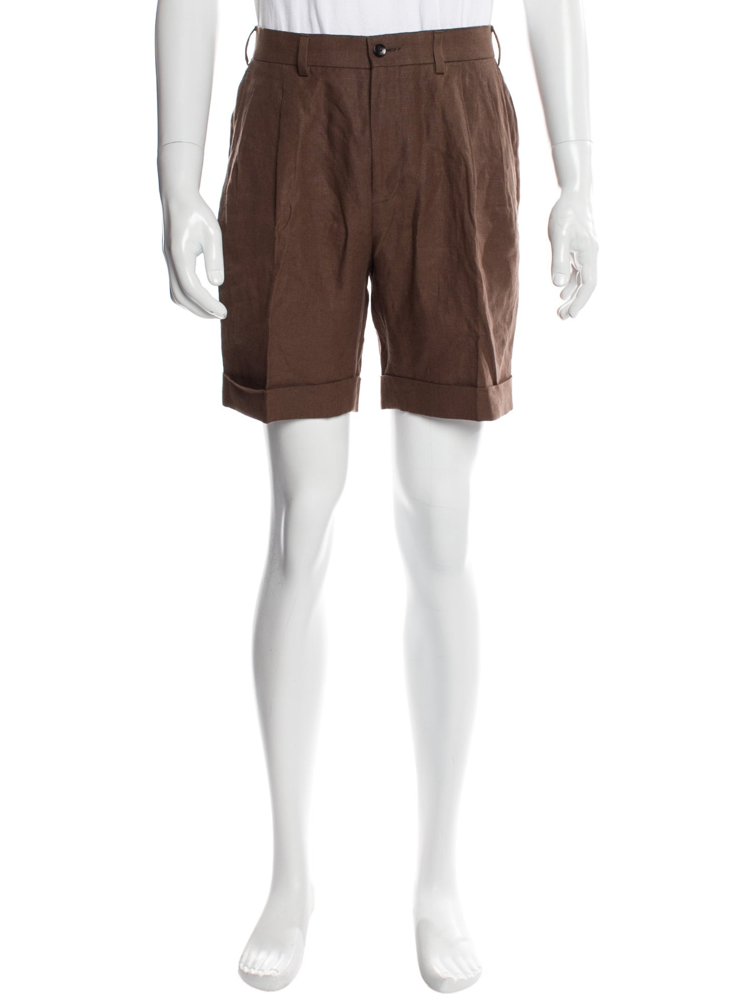 Suitsupply Linen Flat Front Shorts