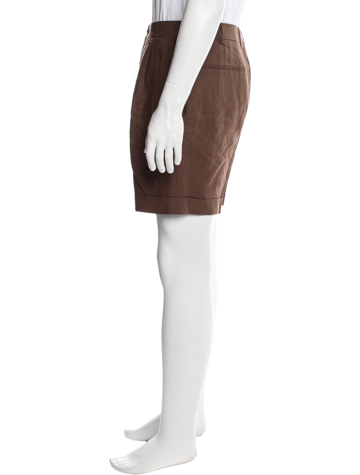 Suitsupply Linen Flat Front Shorts