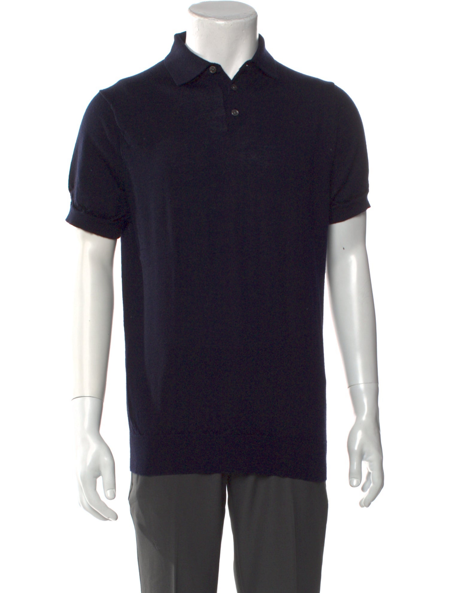 Suitsupply Merino Wool Collar Polo Shirt