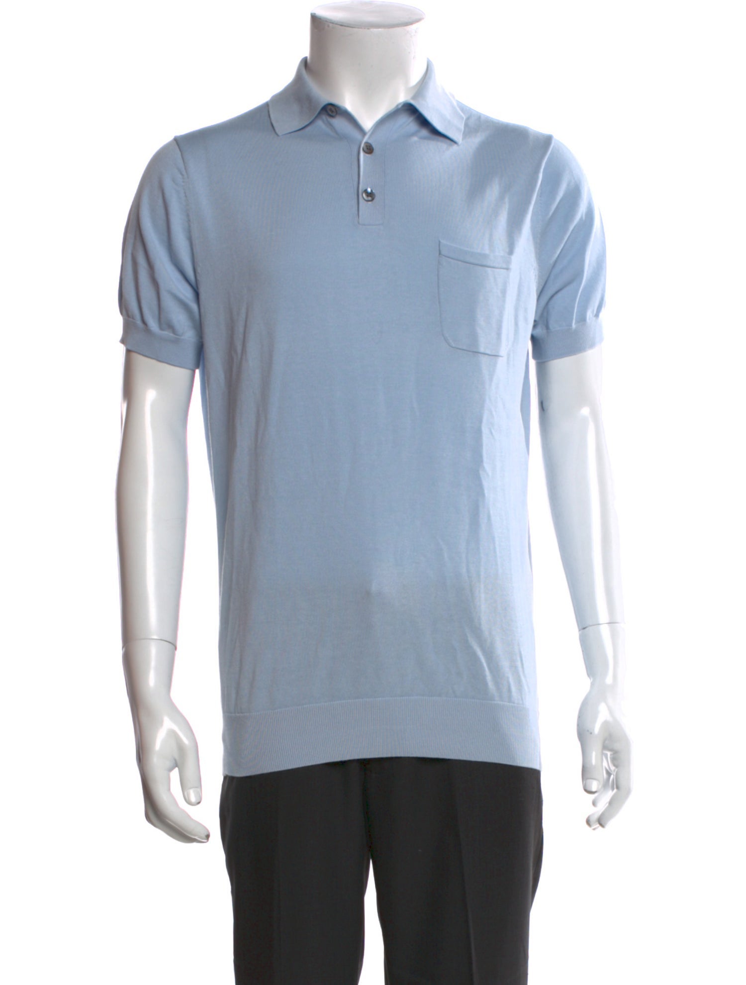 Suitsupply Collar Short Sleeve Polo Shirt