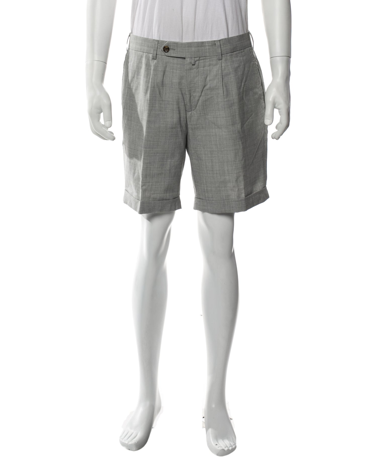 Suitsupply Wool Flat Front Shorts