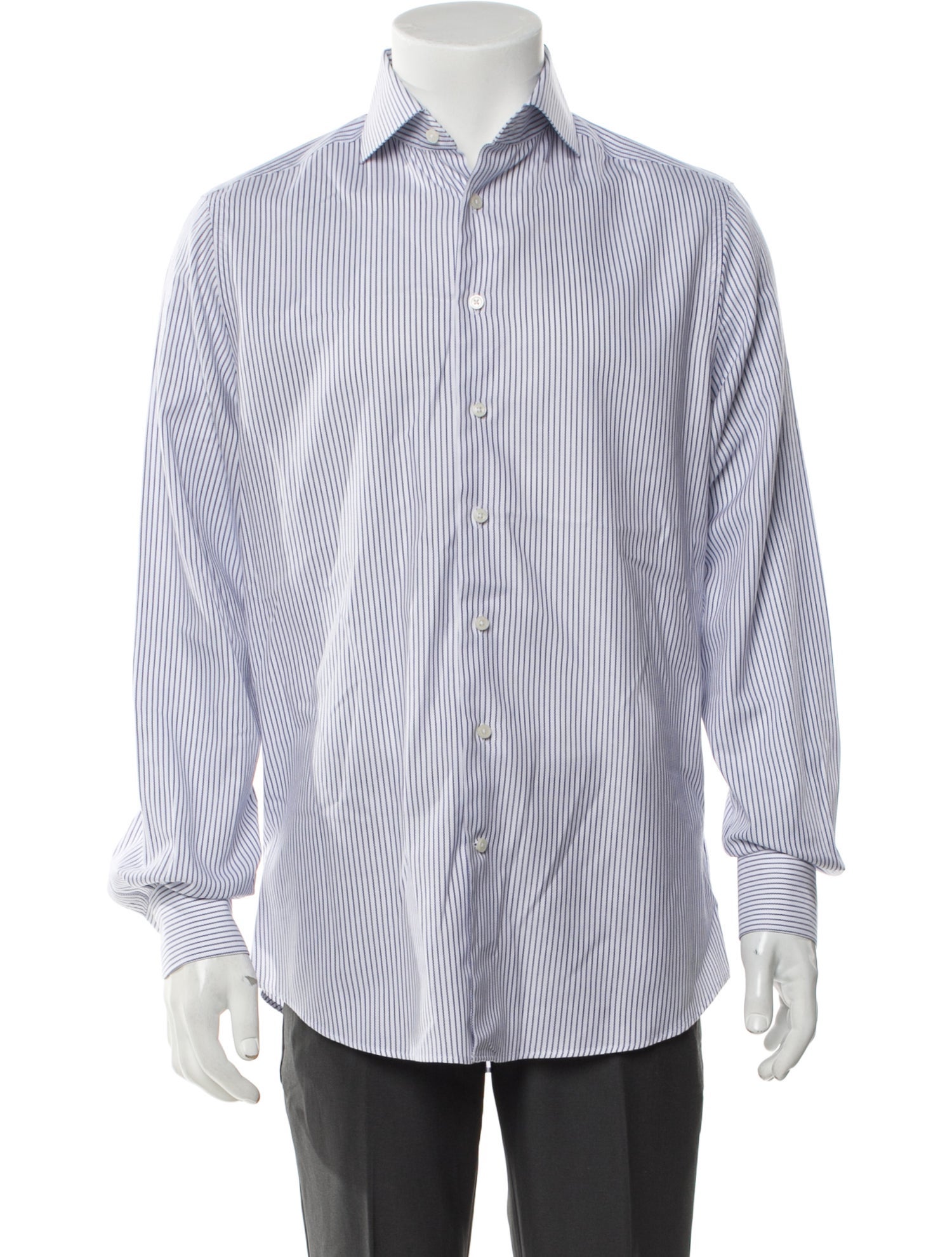 Suitsupply Striped Long Sleeve Dress Shirt