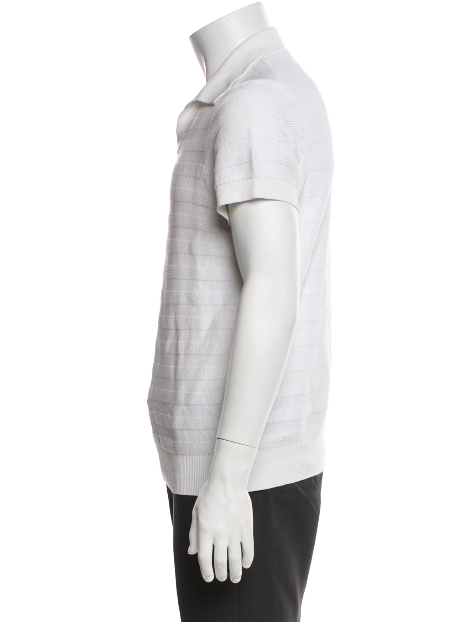 Suitsupply V-Neck Short Sleeve Polo Shirt