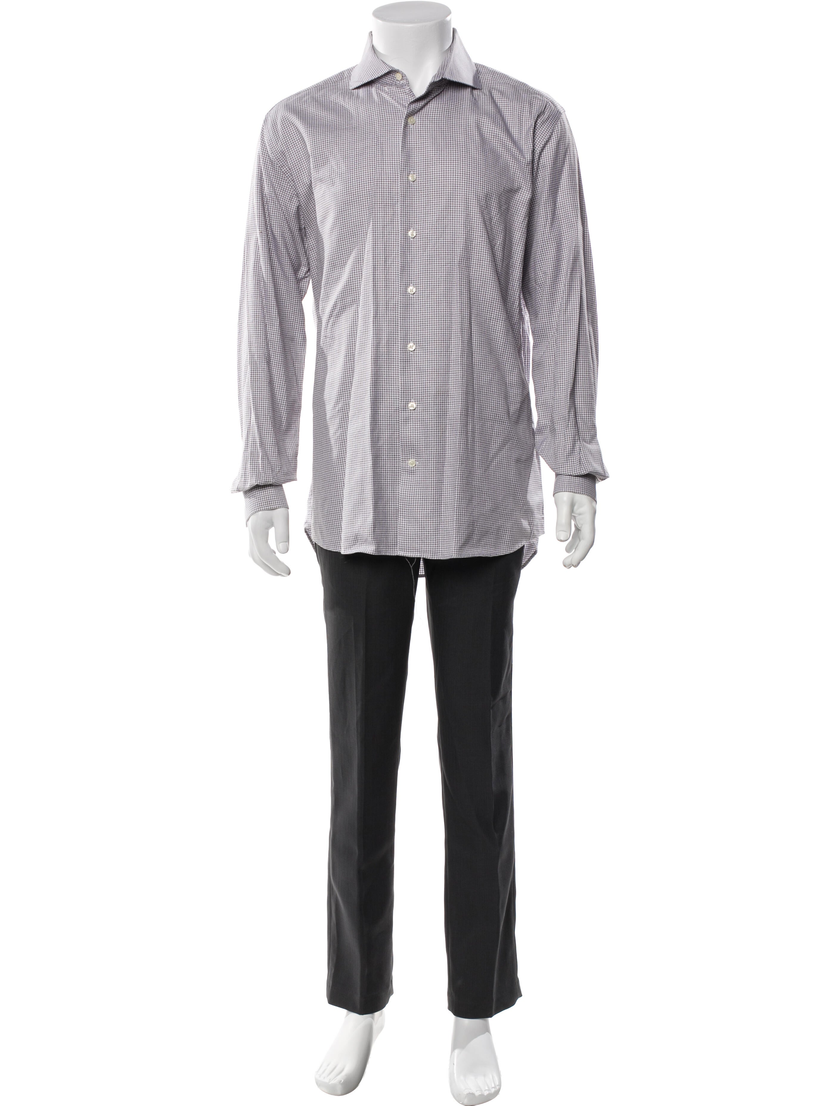 Suitsupply Plaid Print Long Sleeve Dress Shirt