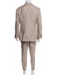 Suitsupply Linen Plaid Print Two-Piece Suit