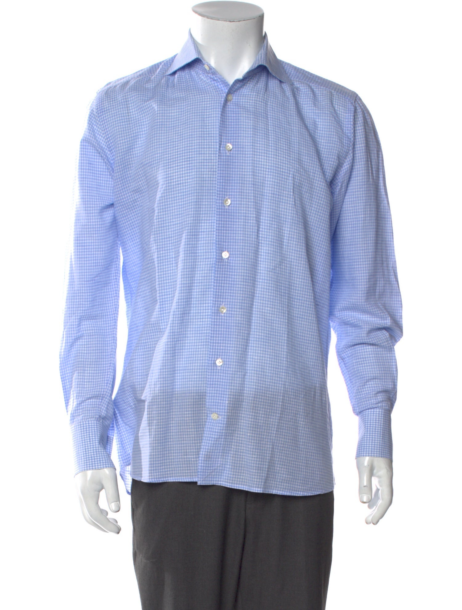 Suitsupply Plaid Print Long Sleeve Dress Shirt