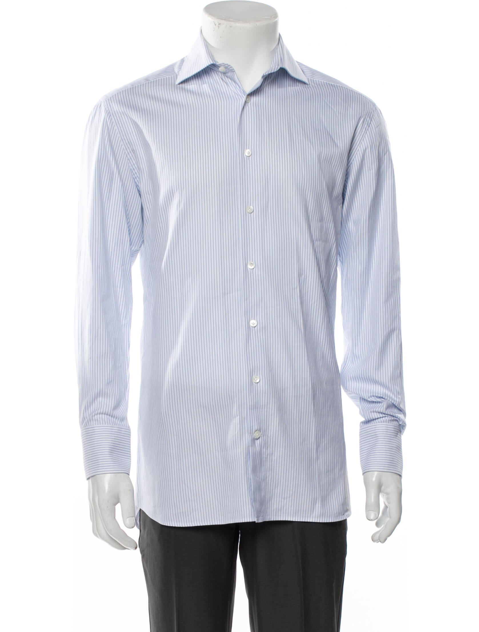Suitsupply Striped Long Sleeve Dress Shirt