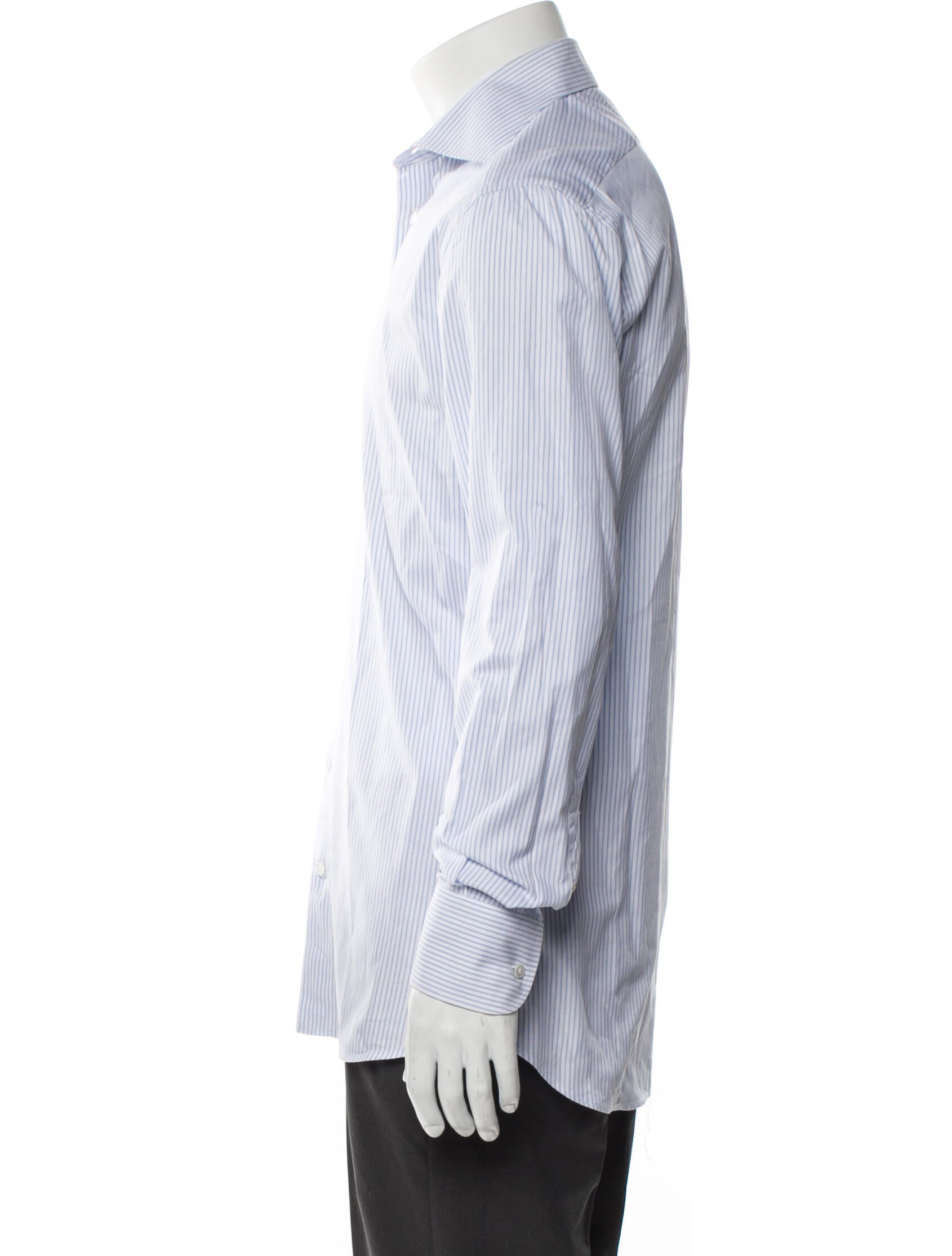 Suitsupply Striped Long Sleeve Dress Shirt