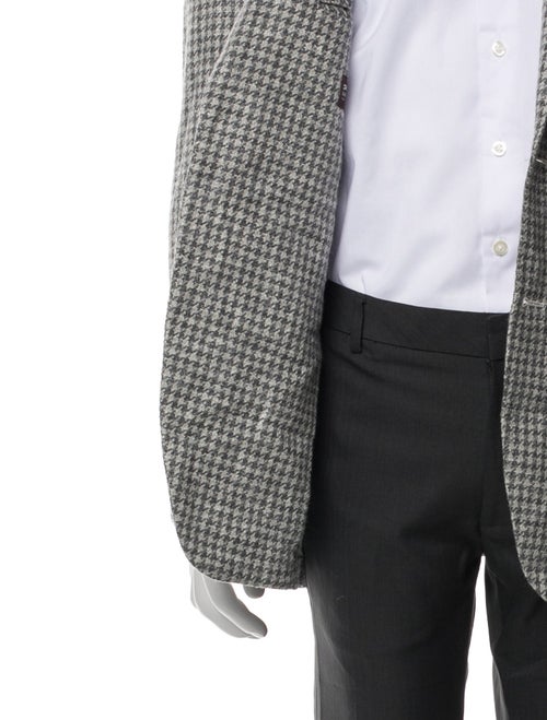 Suitsupply Houndstooth Print Peacoat