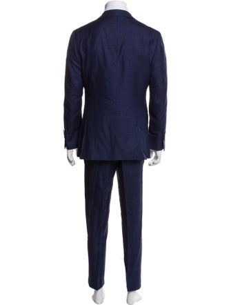 Suitsupply Wool Plaid Print Two-Piece Suit