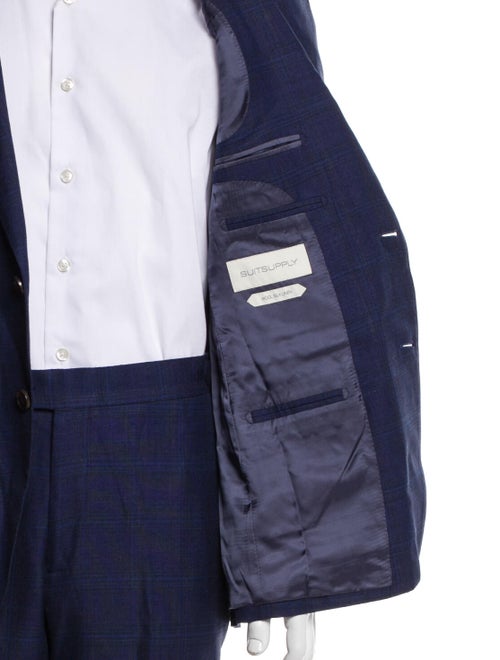 Suitsupply Wool Plaid Print Two-Piece Suit