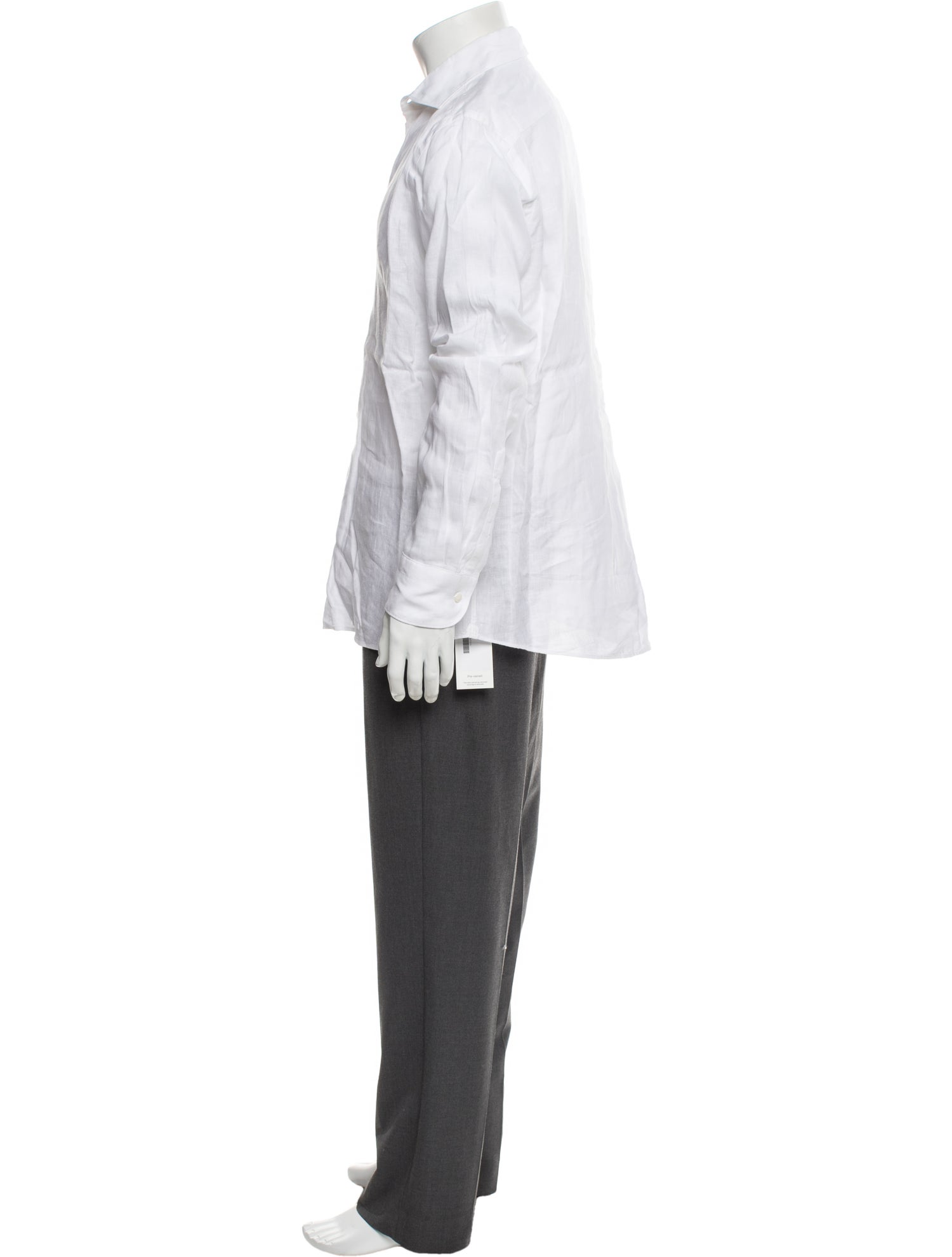 Suitsupply Linen Long Sleeve Shirt