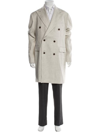 Suitsupply Linen Peacoat