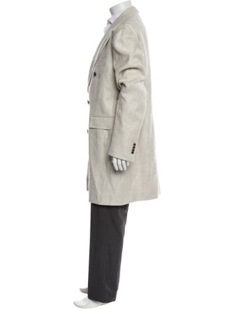 Suitsupply Linen Peacoat